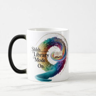 Artistic Heat-Sensitive Book Lover Gift Color Morph Mug