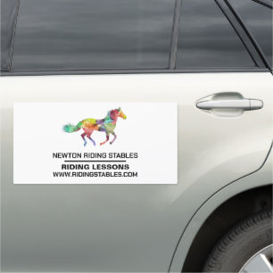 Artistic Horse, Riding Instructor, Academy Car Magnet