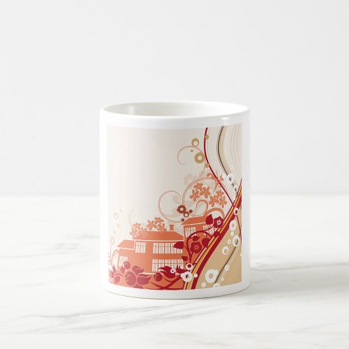 Artistic Housing Pattern Coffee Mug