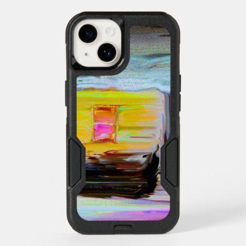 Artistic Hut In The Dark Winter Night Painting OtterBox iPhone 14 Case