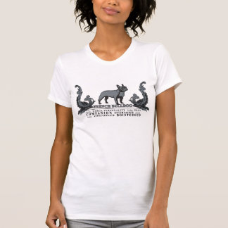 Artistic Illustrated French Bulldog Traits T-Shirt