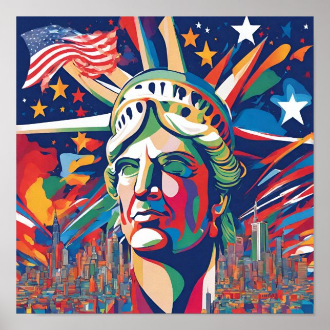 artistic interpretation of the United States Poster (Front)