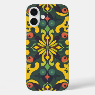 Artistic iPhone16 Case - Vibrant Seamless Pattern