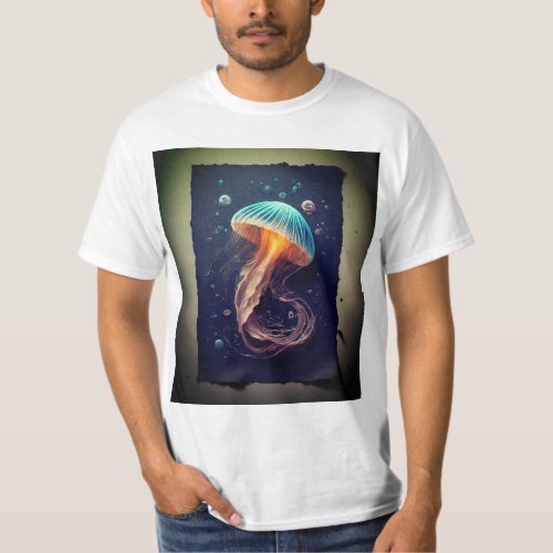 Artistic Jellyfish T_Shirt