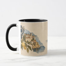 Artistic Journey Modern Travel Inspired Mug