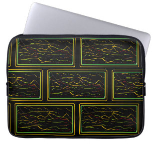 Artistic Laptop Sleeve with Eye-Catching Pattern