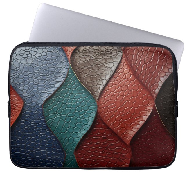 Artistic Leather Texture Art designs Laptop Sleeve (Front)