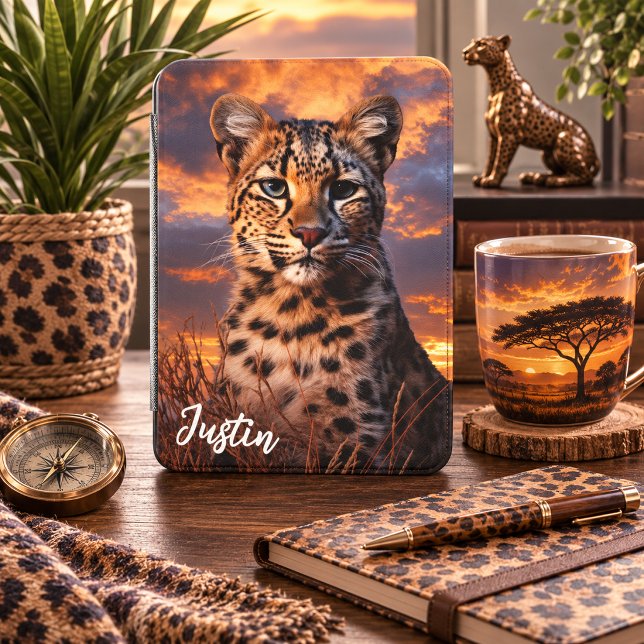 Artistic Leopard Print Kindle Case (Creator Uploaded)