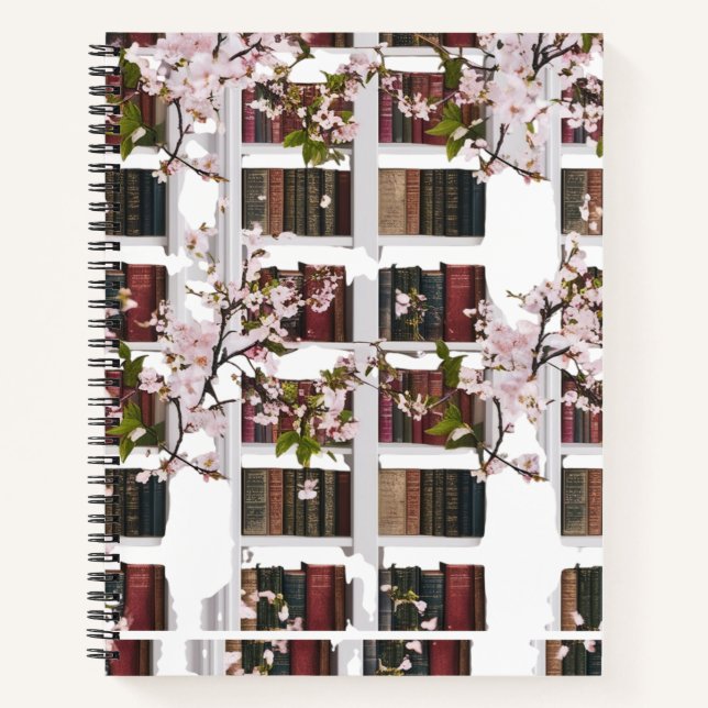 Artistic Library Series Spiral Notebook - Premium  (Front)