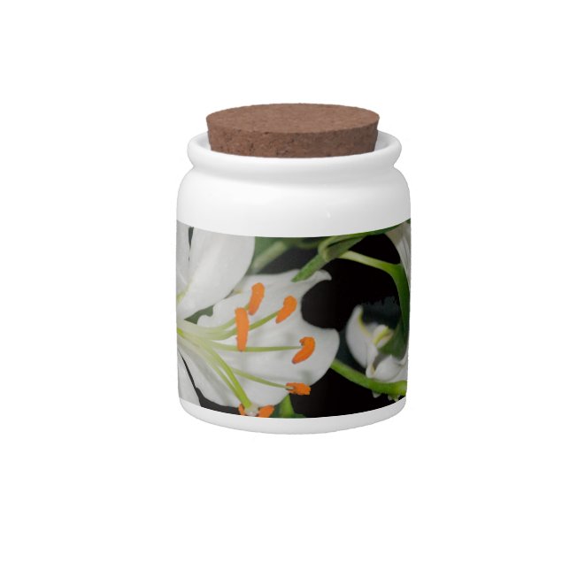 Artistic Lily Collection-1 Candy Jar (Front)