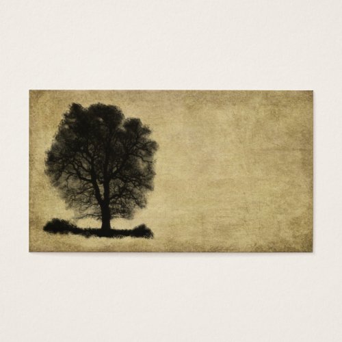Artistic- Lone Stark Tree Business Card Templates