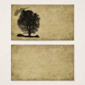 Artistic- Lone Stark Tree & Crow (Front & Back)