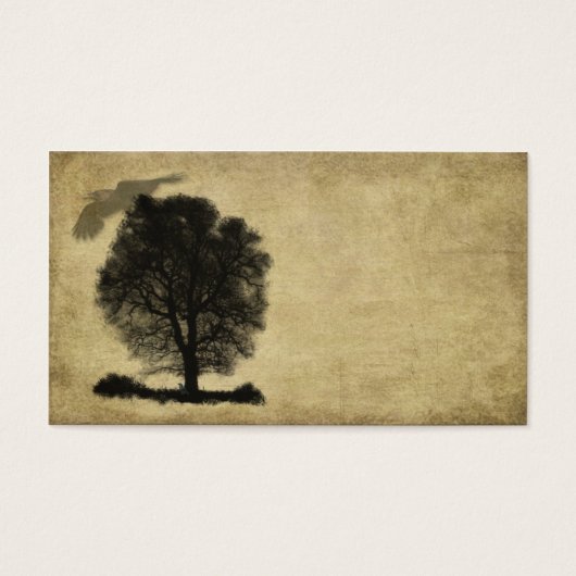 Artistic- Lone Stark Tree & Crow (Front)