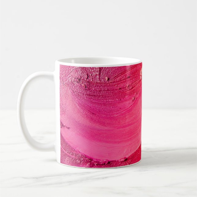 Artistic Make-Up: Colorful Creative Composition. Coffee Mug (Left)
