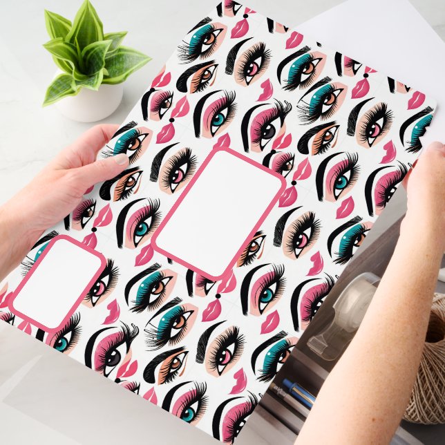 Artistic Makeup Eyelash Extensions Pattern Salon  Envelope Mailers (Desk)