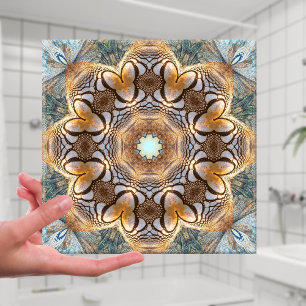 Artistic Mosaic Nature Pattern Ceramic Tile
