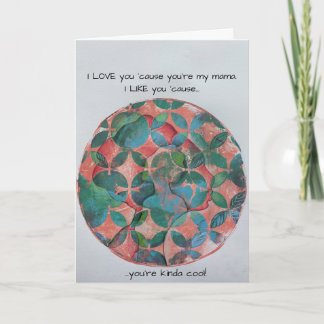 Artistic Mother’s Day Card