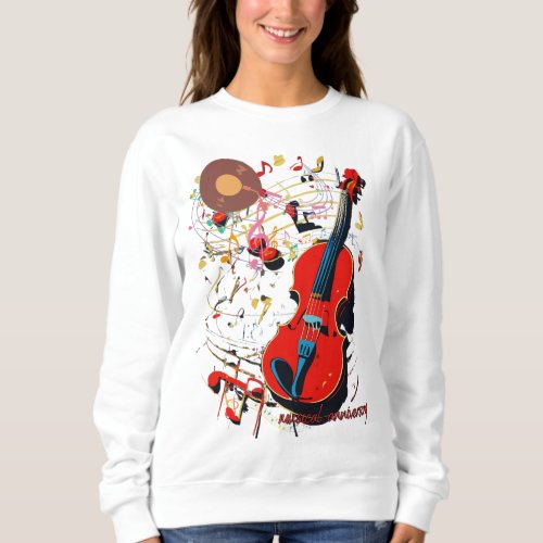 Artistic Musical Anniversary Symphony Sweatshirt