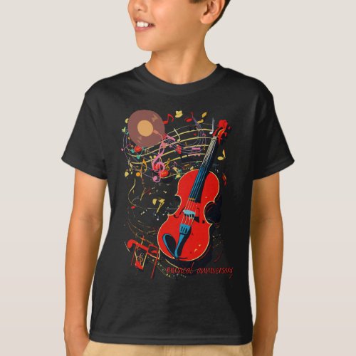 Artistic Musical Anniversary Symphony T_Shirt