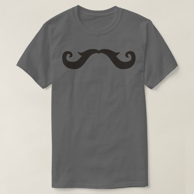 Artistic Mustache T-Shirt (Design Front)