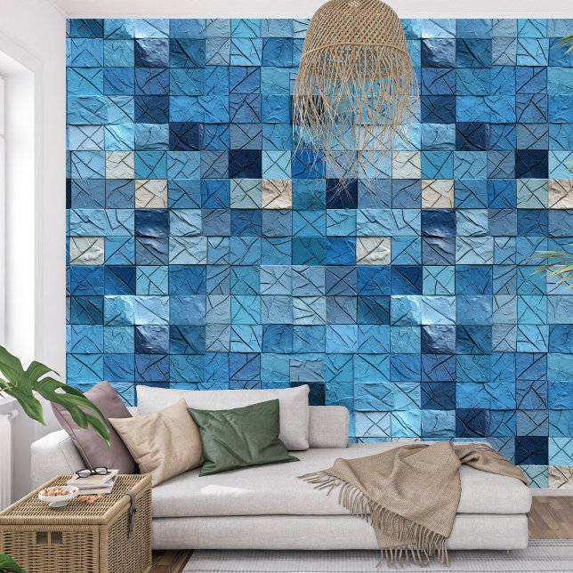 Artistic navy blue indigo collage paper texture   wallpaper  (Artistic navy blue indigo collage paper texture wallpaper)