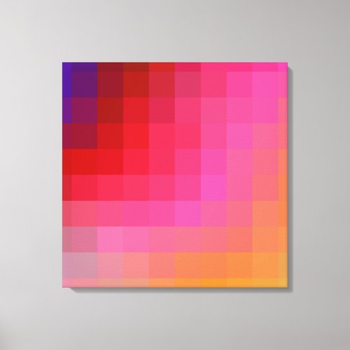 Artistic Ombre Design Canvas Print