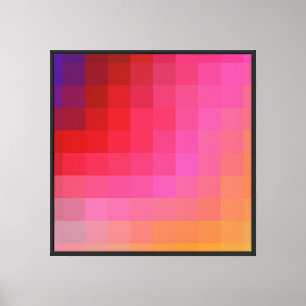 Artistic Ombre Design Canvas Print