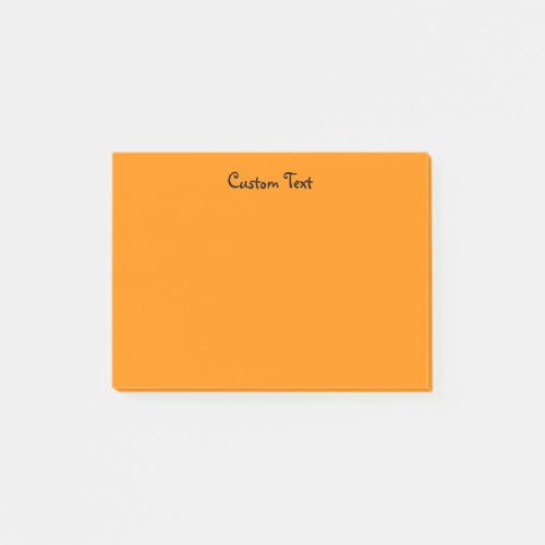 Artistic Orange Post_it Notes