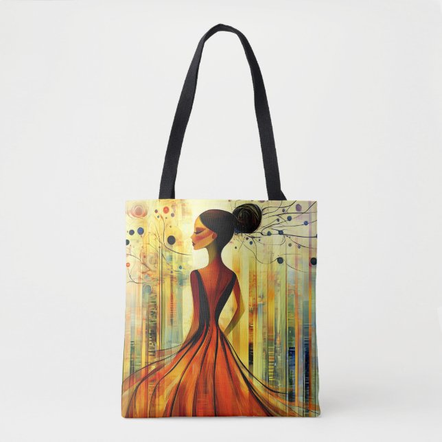 Artistic Original Unique Trendy Cool Fantasy Woman Tote Bag (Front)