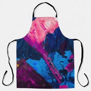 Artistic painted texture, modern decor. apron