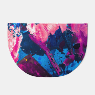 Artistic painted texture, modern decor. doormat