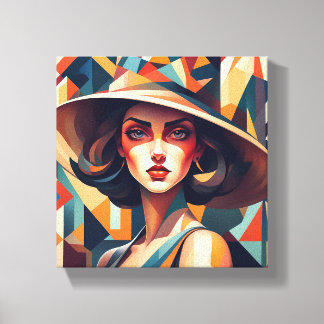 Artistic painting "Radiant Serinity" Canvas Print