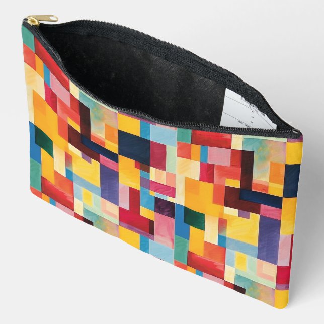 Artistic Pattern Art Is My Favorite Subject Accessory Pouch (Open)