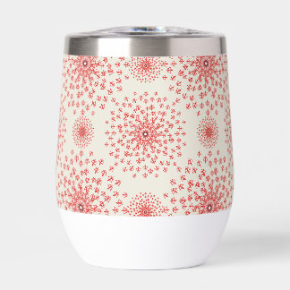 Artistic Pattern Coffee Mug – Stylish Kitchenware Thermal Wine Tumbler