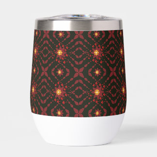 Artistic Pattern Coffee Mug – Stylish Kitchenware Thermal Wine Tumbler