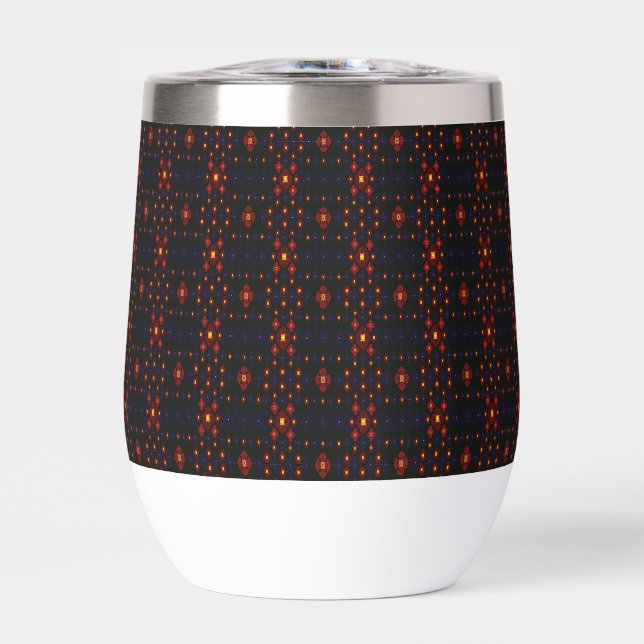 Artistic Pattern Coffee Mug – Stylish Kitchenware  Thermal Wine Tumbler (Front)