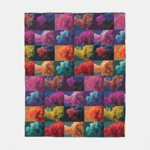 artistic pattern fleece blanket