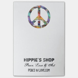 Artistic Peace Post-it Notes