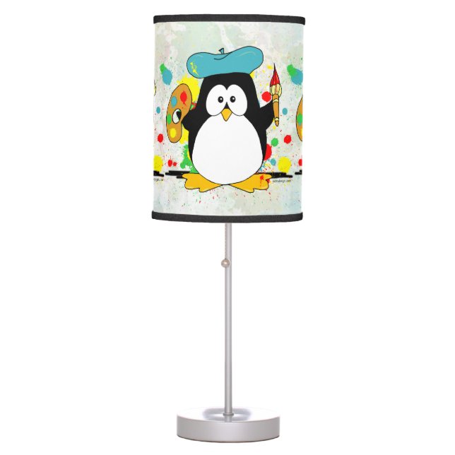 Artistic Penguin Table Lamp (Front)