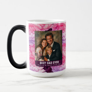 Artistic Peonies Bouquet Stepdad Day Stanley Coffe Color Morph Mug