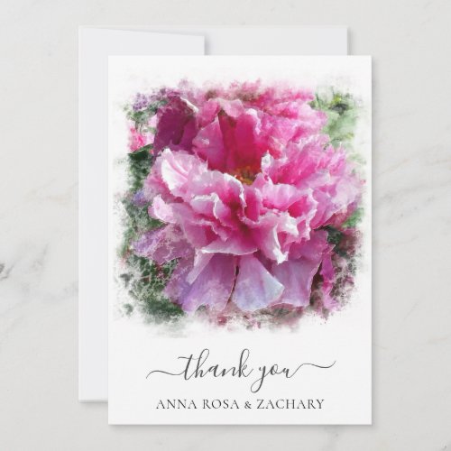 &#x2A;&#x7E;&#x2A;&#x20;Artistic&#x20;Peony&#x20;Painting&#x20;Thank&#x20;You&#x20;Card&#x20;AR1