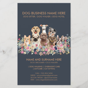 Artistic Pet Memory Cards Flyer