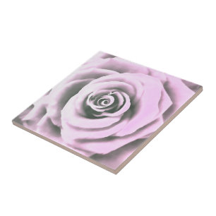 Artistic Pink Rose rb Ceramic Tile