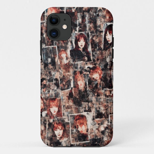 Artistic Portrait Collage Mobile Case (Back)