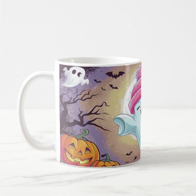 Artistic Prints & Patterns, Halloween Coffee Mug (Left)