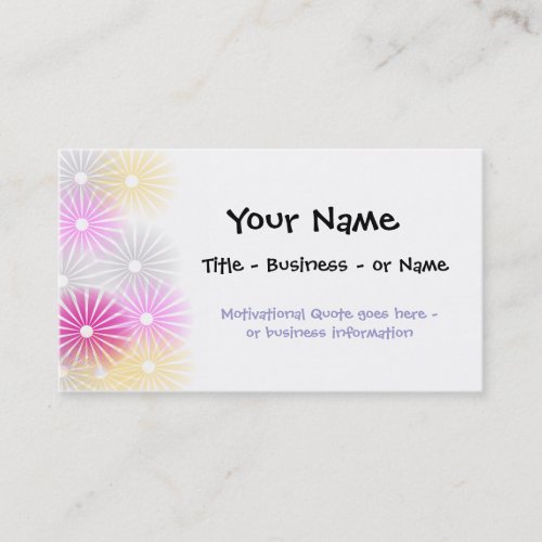 Artistic Profile or Business Card Template