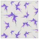 Artistic Purple Butterfly Fabric