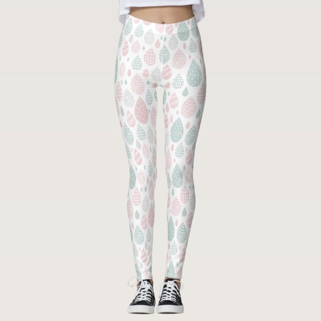 Artistic raindrop leggings (Front)