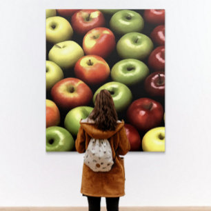 Artistic Red and Green Apples Displayed Gallery Wrap