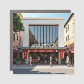 Artistic Rendering: Rome Chinatown Entrance Car Magnet